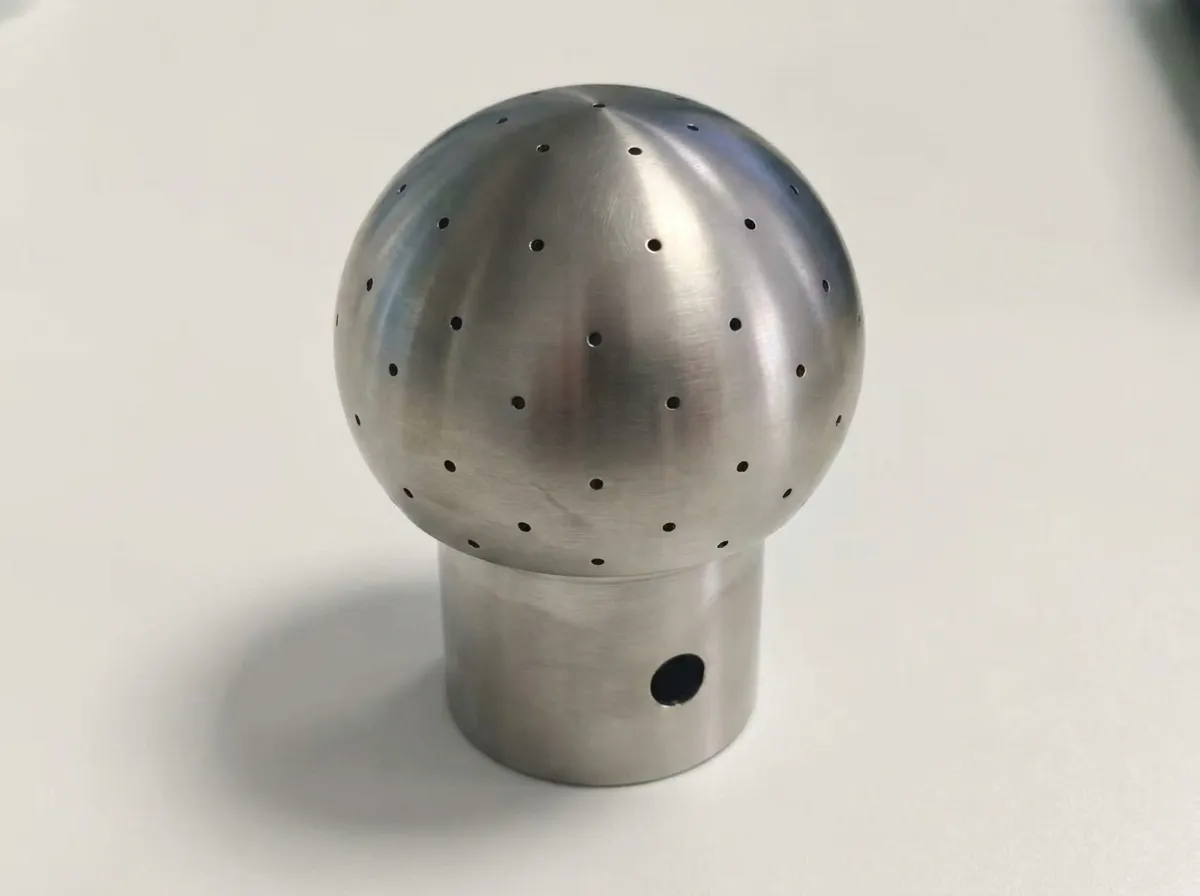 Precision-Drilled Titanium Spray Balls: A CNC Machining Case Study for High-End Shower Filters